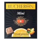 Bucheron Mini шоколад темный с апельсином и орехами, 40 гр